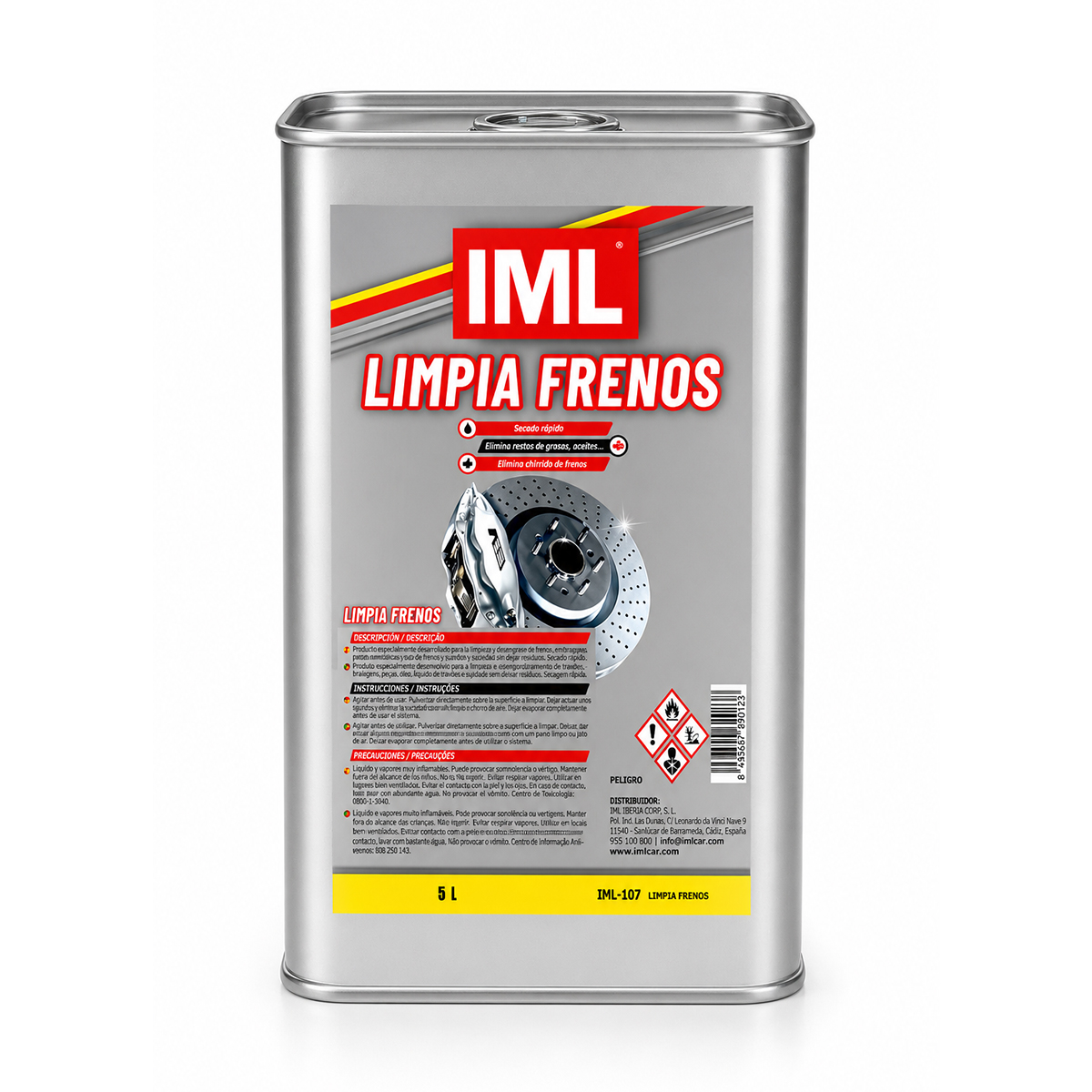 LIMPIA FRENOS 5 LITROS