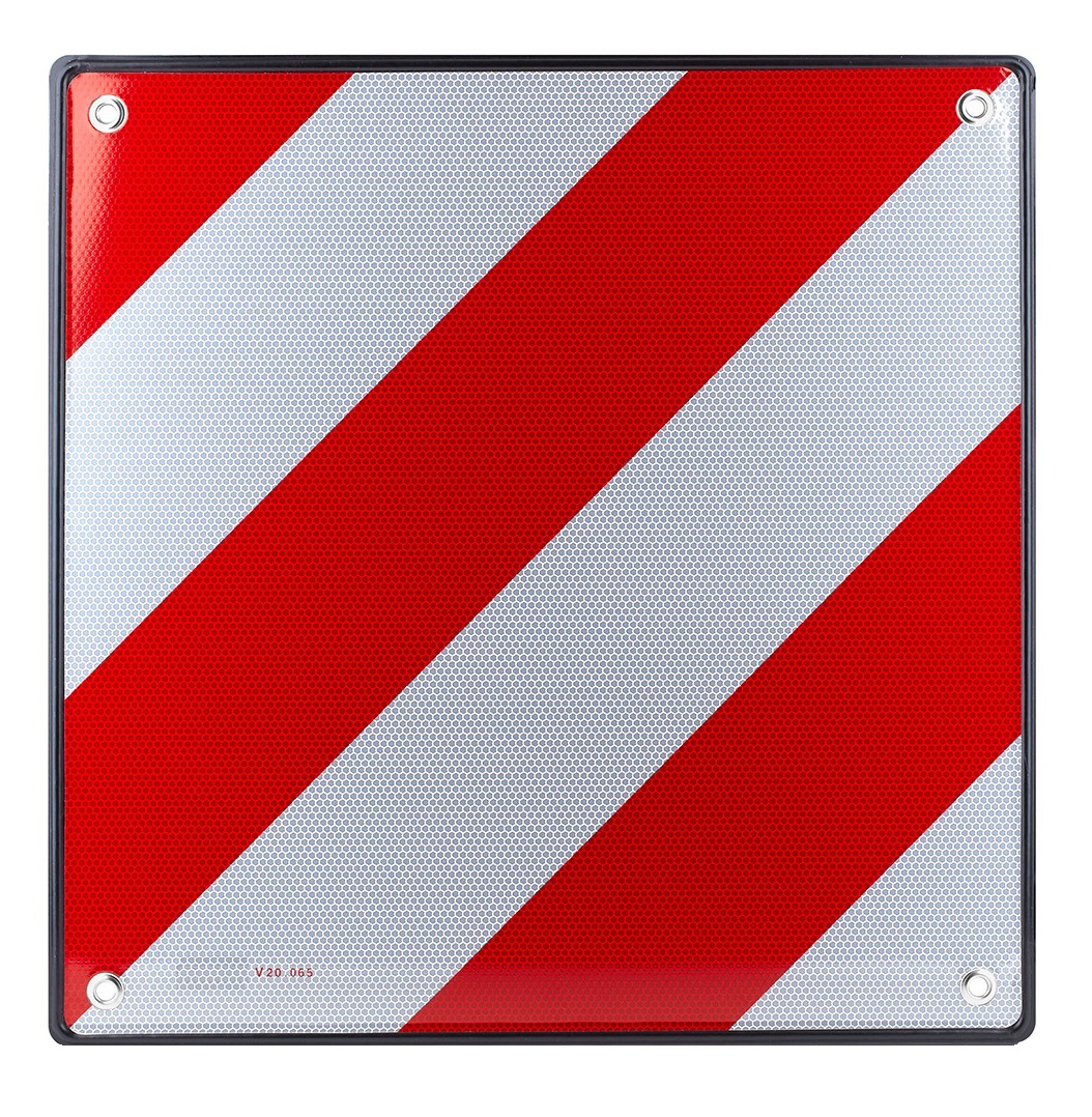 V-20 ABS PLACA DE SEÑALIZACIÓN DE CARGA 50X50 HOM