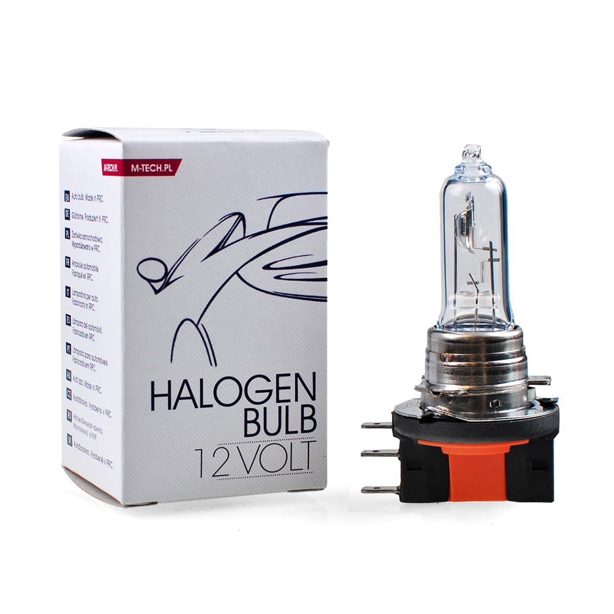 Lámpara halógena PGJ23t-1 12V 55/15W H15