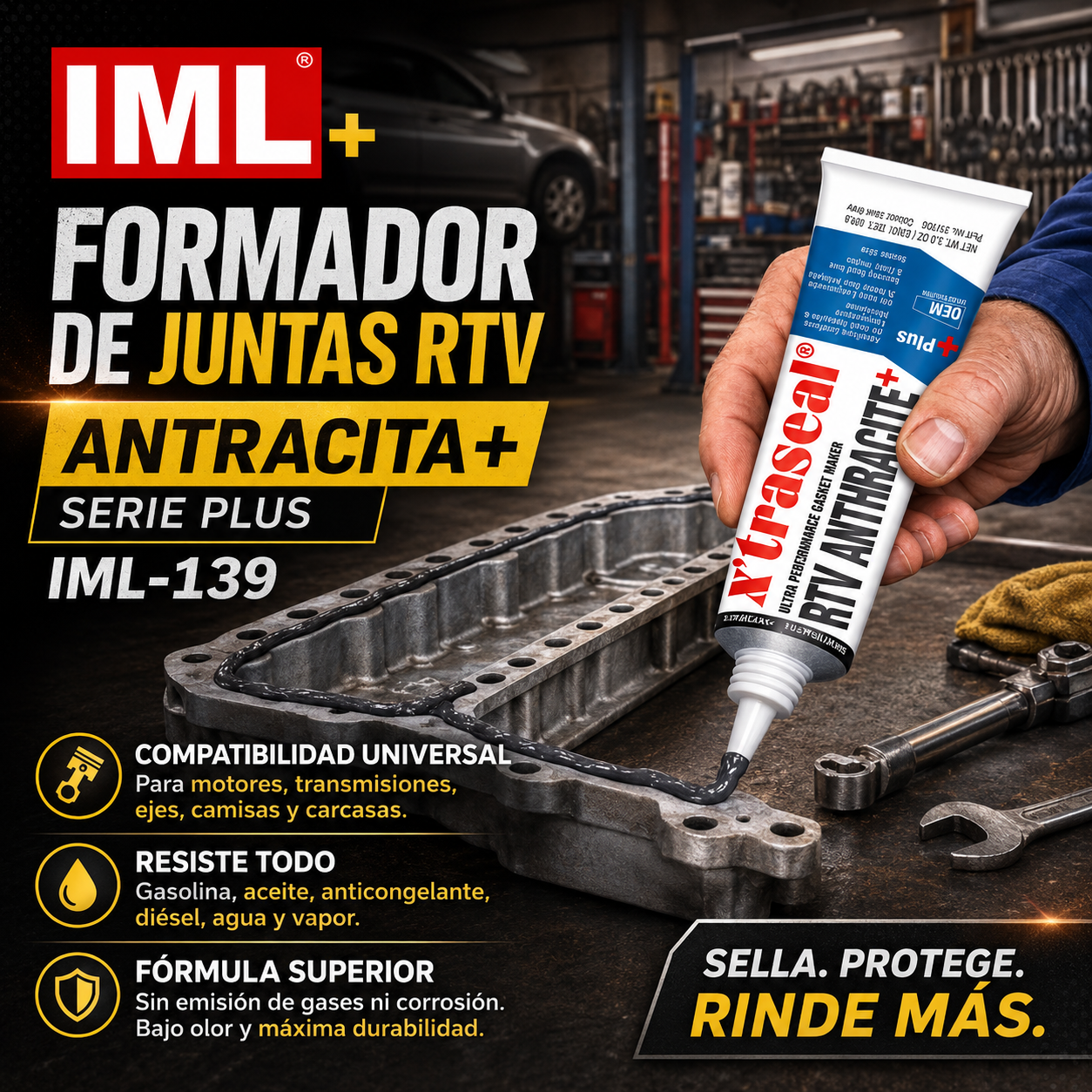 SELLADOR SILICONA ANTRACITA PLUS GRIS 100G - Imagen 2