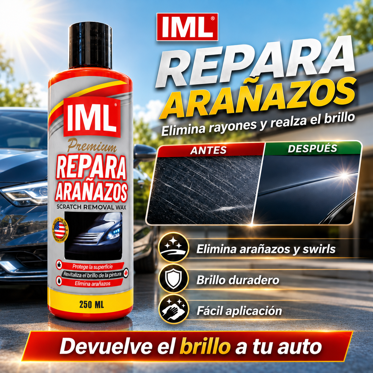 REPARADOR ARAÑAZOS PREMIUM 250ML - Imagen 2