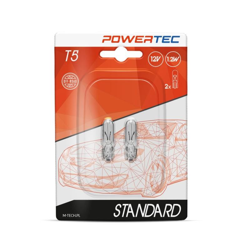 Powertec Standard T5 W2x4 6d 1 2W 12V Blister