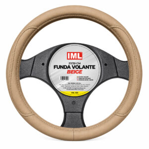 Funda Beige para Volante de Coche 37-39 cm